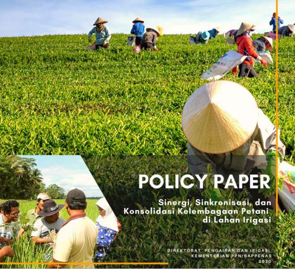 Policy Paper - Sinergi, Sinkronisasi, dan Konsolidasi Kelembagaan Petani di Lahan Irigasi