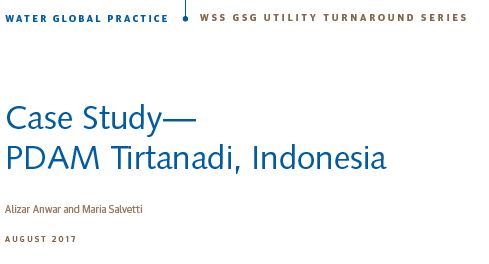 Toolkit on the Aggregation Utilities. Toolkit case study in PDAM Tirtanadi, Indonesia