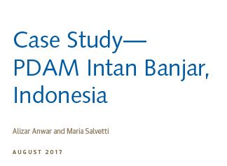 Toolkit on the Aggregation Utilities. Toolkit case study in PDAM Intan Banjar, Indonesia